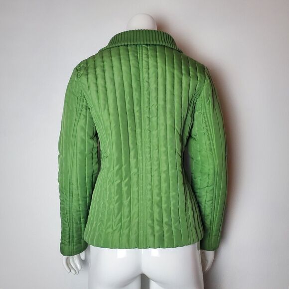 Vintage Y2K E Studio Green Quilted Jacket - Picture 5 of 8